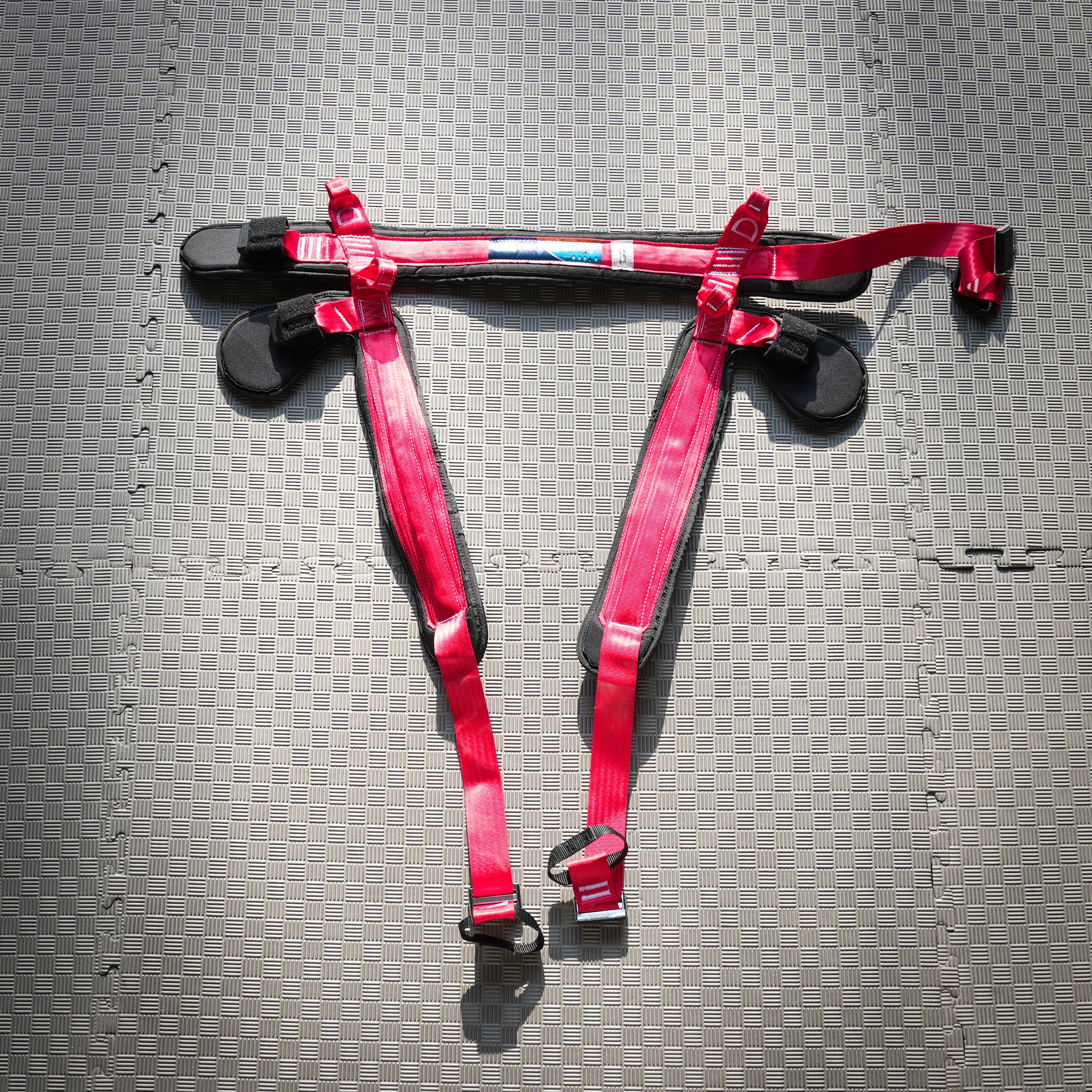 Bungee trampoline harness