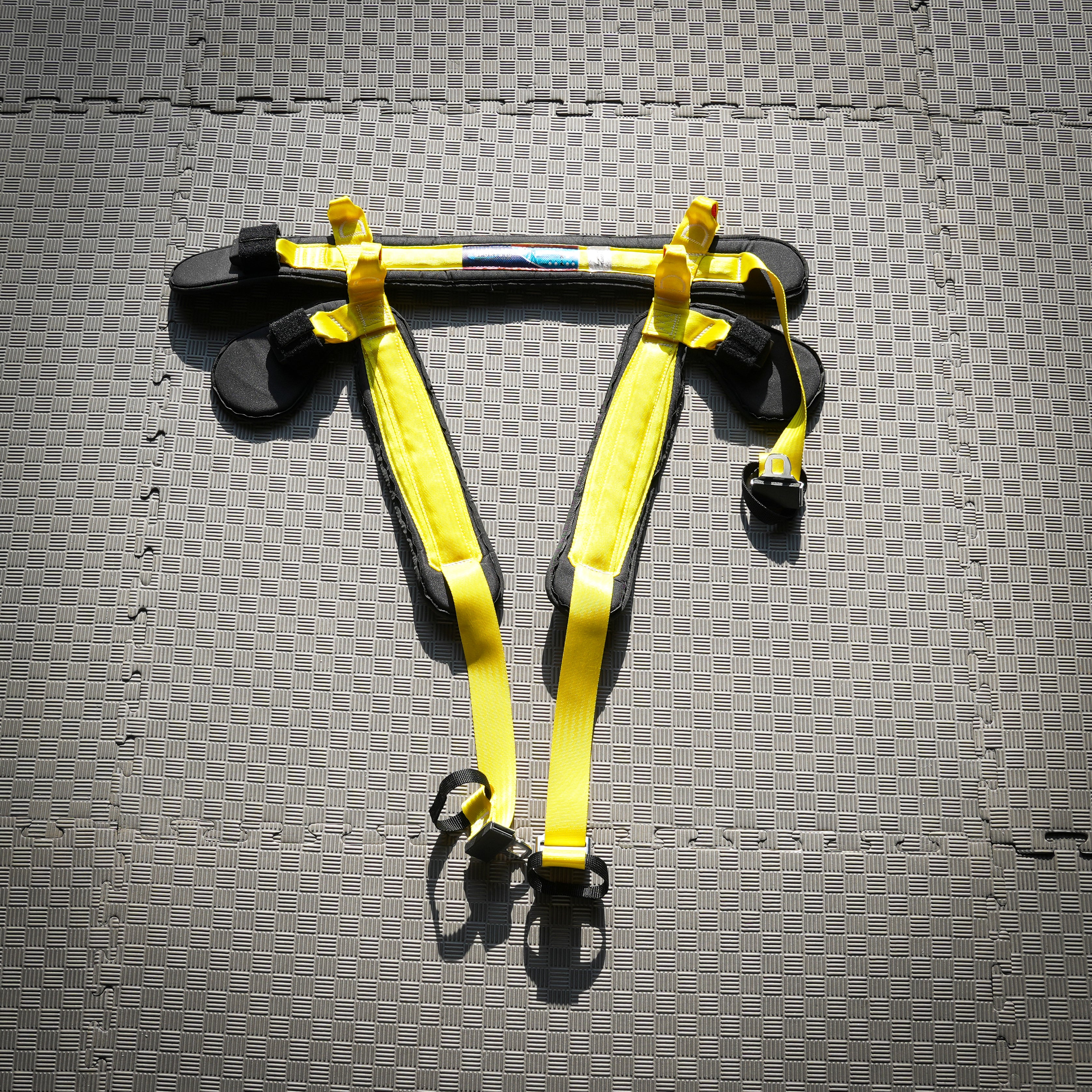 Bungee trampoline harness