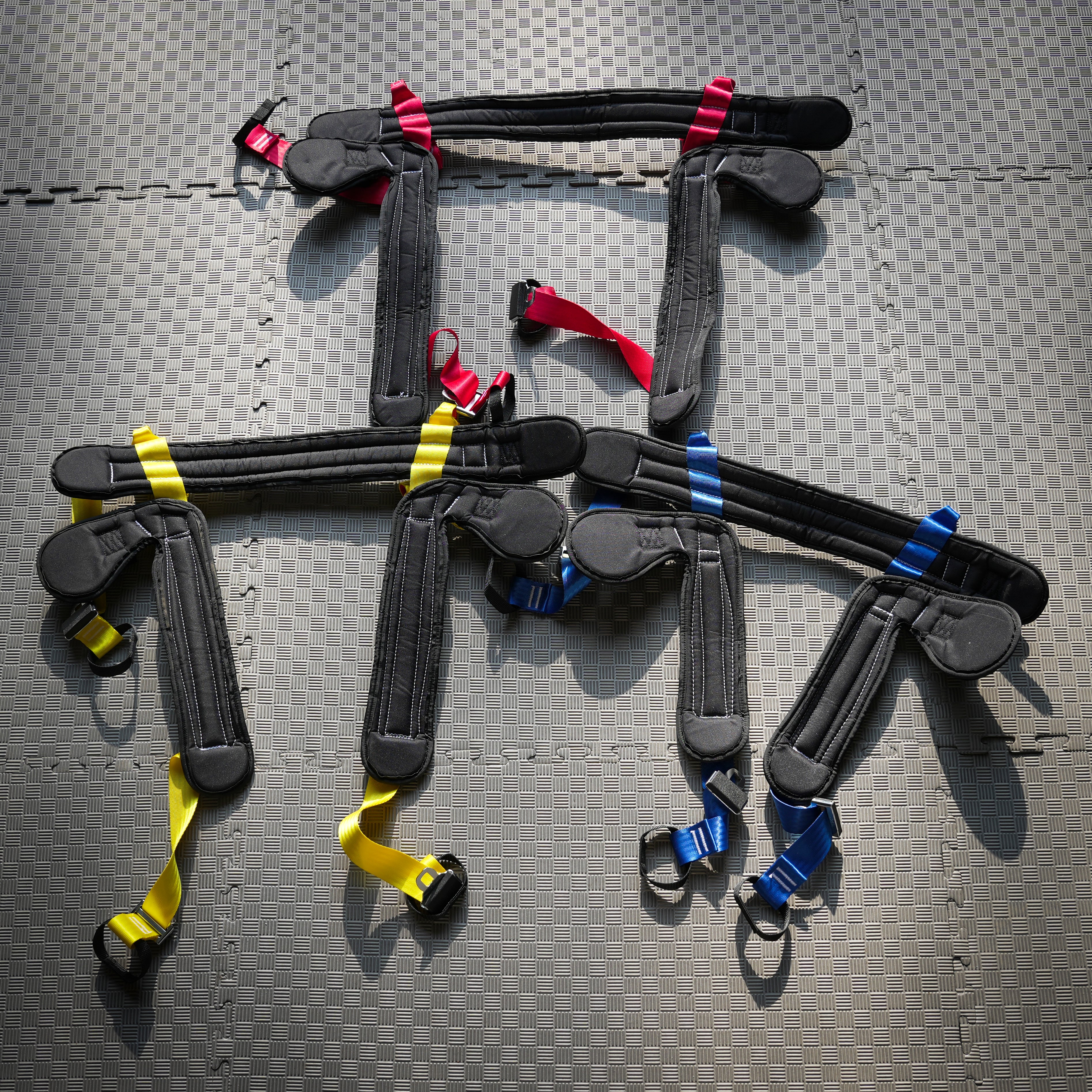 Bungee trampoline harness