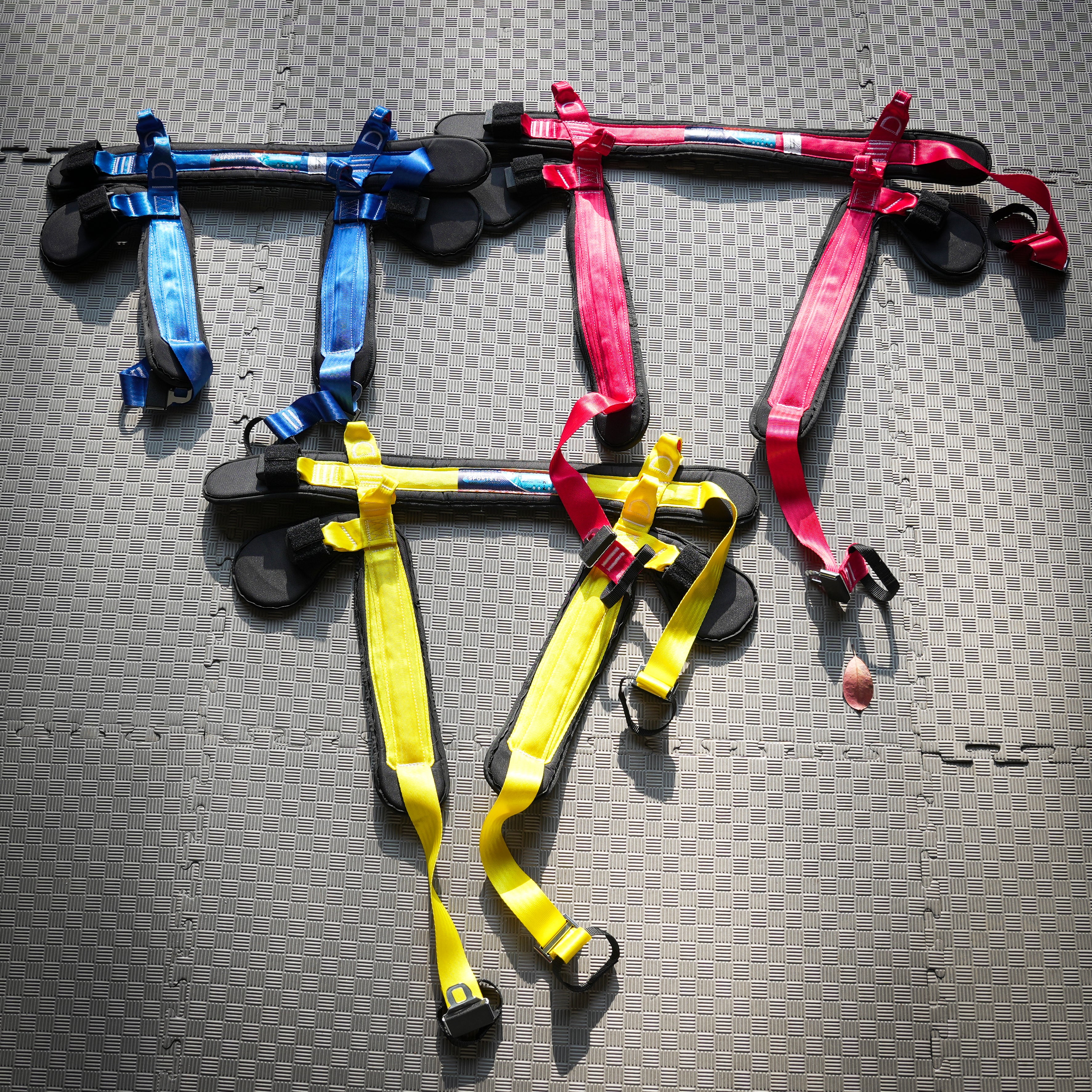 Bungee trampoline harness
