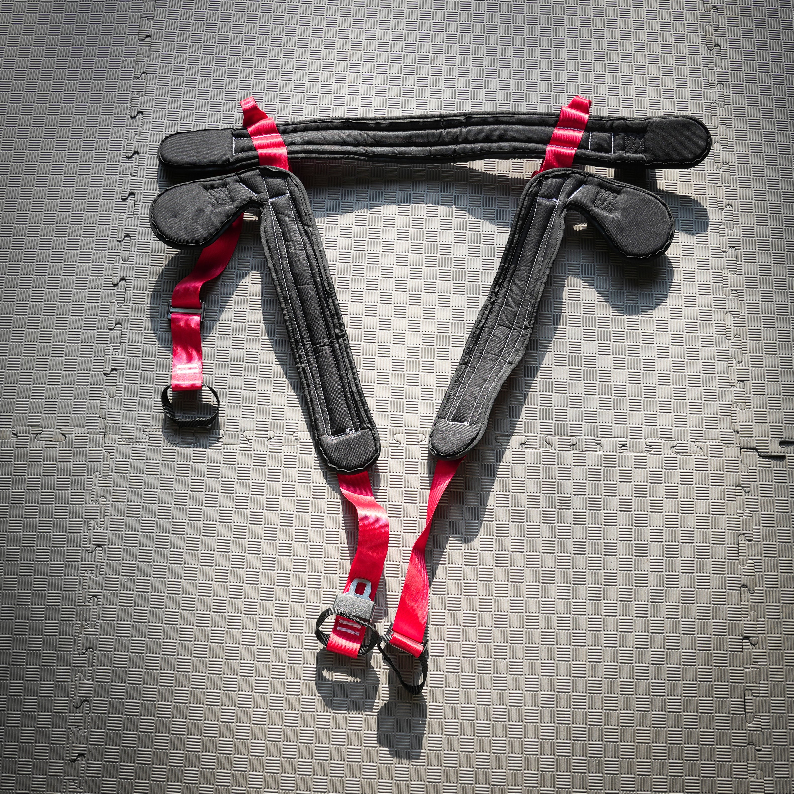Bungee trampoline harness