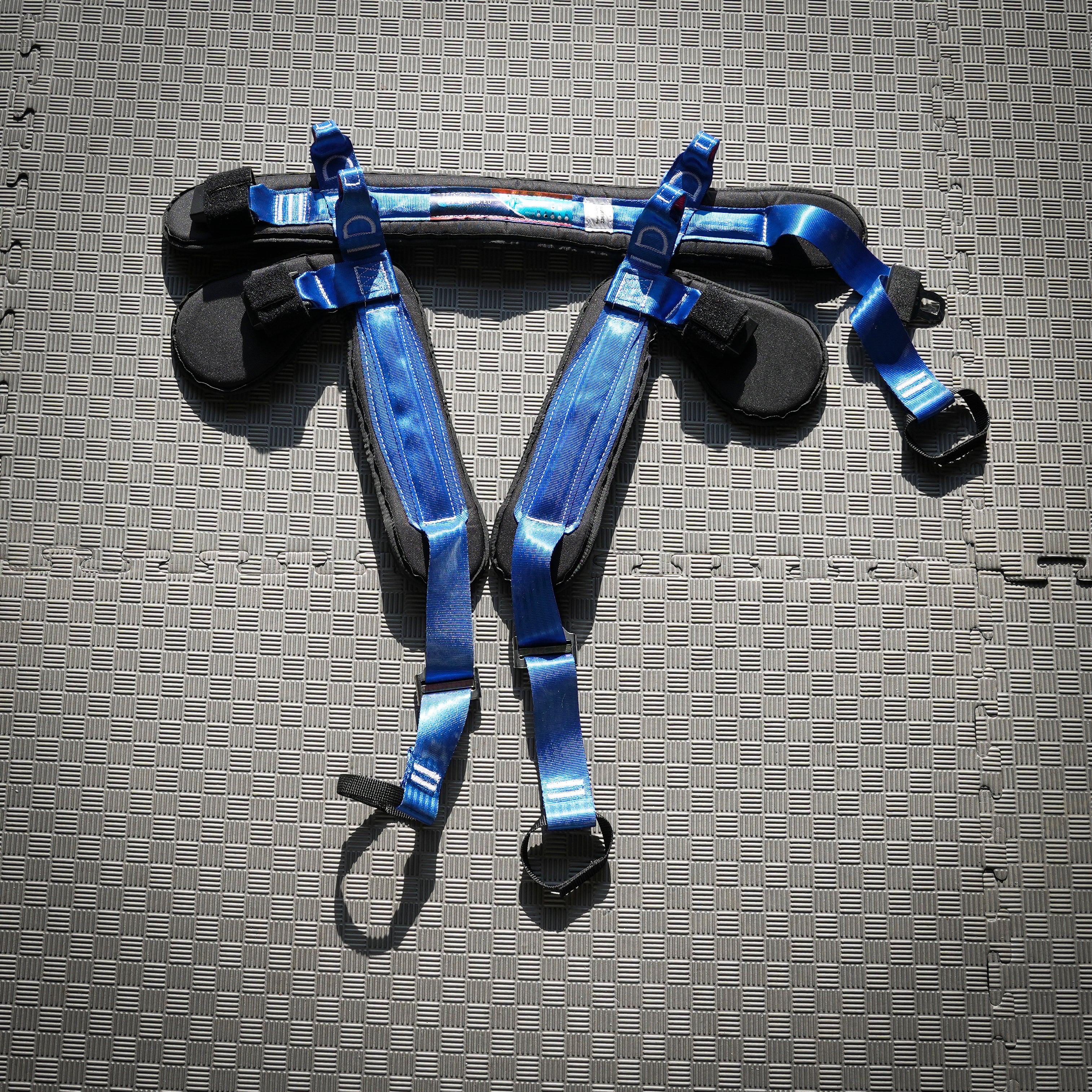 Bungee trampoline harness